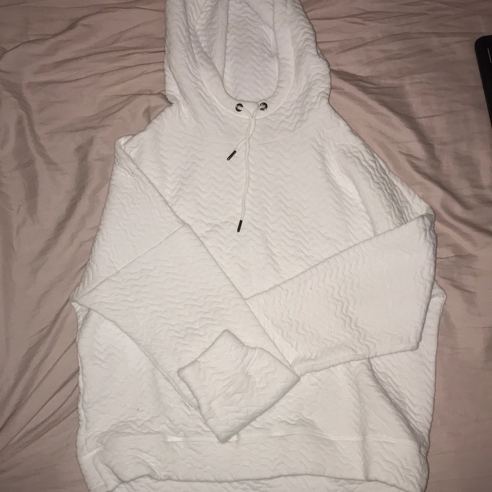 White hoodie